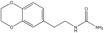 [2-(2,3-dihydro-1,4-benzodioxin-6-yl)ethyl]urea 结构式