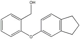 [2-(2,3-dihydro-1H-inden-5-yloxy)phenyl]methanol 结构式