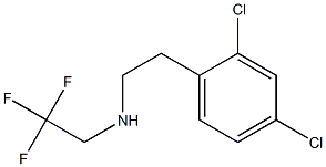 [2-(2,4-dichlorophenyl)ethyl](2,2,2-trifluoroethyl)amine 结构式