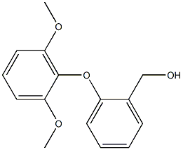 [2-(2,6-dimethoxyphenoxy)phenyl]methanol 结构式