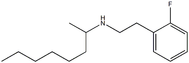 [2-(2-fluorophenyl)ethyl](octan-2-yl)amine 结构式