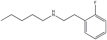 [2-(2-fluorophenyl)ethyl](pentyl)amine 结构式