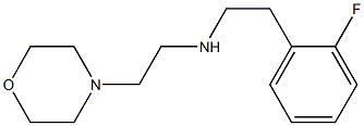 [2-(2-fluorophenyl)ethyl][2-(morpholin-4-yl)ethyl]amine 结构式