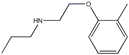 [2-(2-methylphenoxy)ethyl](propyl)amine 结构式