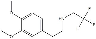 [2-(3,4-dimethoxyphenyl)ethyl](2,2,2-trifluoroethyl)amine 结构式