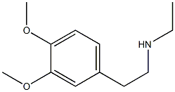 [2-(3,4-dimethoxyphenyl)ethyl](ethyl)amine 结构式