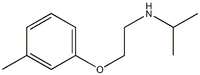 [2-(3-methylphenoxy)ethyl](propan-2-yl)amine 结构式