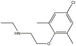[2-(4-chloro-2,6-dimethylphenoxy)ethyl](ethyl)amine 结构式