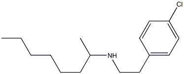 [2-(4-chlorophenyl)ethyl](octan-2-yl)amine 结构式