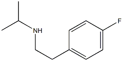 [2-(4-fluorophenyl)ethyl](propan-2-yl)amine 结构式