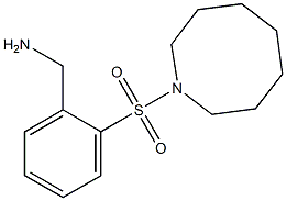 [2-(azocane-1-sulfonyl)phenyl]methanamine 结构式