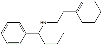 [2-(cyclohex-1-en-1-yl)ethyl](1-phenylbutyl)amine 结构式