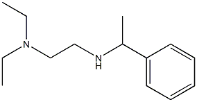[2-(diethylamino)ethyl](1-phenylethyl)amine 结构式