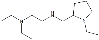 [2-(diethylamino)ethyl][(1-ethylpyrrolidin-2-yl)methyl]amine 结构式