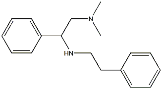 [2-(dimethylamino)-1-phenylethyl](2-phenylethyl)amine 结构式