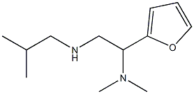 [2-(dimethylamino)-2-(furan-2-yl)ethyl](2-methylpropyl)amine 结构式