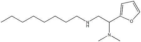 [2-(dimethylamino)-2-(furan-2-yl)ethyl](octyl)amine 结构式