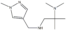 [2-(dimethylamino)-2-methylpropyl][(1-methyl-1H-pyrazol-4-yl)methyl]amine 结构式