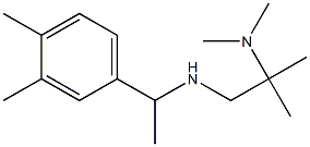 [2-(dimethylamino)-2-methylpropyl][1-(3,4-dimethylphenyl)ethyl]amine 结构式