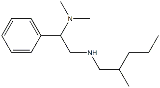 [2-(dimethylamino)-2-phenylethyl](2-methylpentyl)amine 结构式