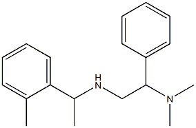[2-(dimethylamino)-2-phenylethyl][1-(2-methylphenyl)ethyl]amine 结构式
