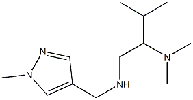 [2-(dimethylamino)-3-methylbutyl][(1-methyl-1H-pyrazol-4-yl)methyl]amine 结构式