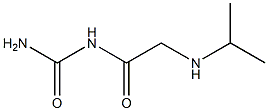 [2-(propan-2-ylamino)acetyl]urea 结构式