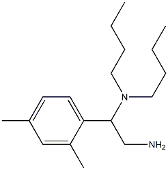 [2-amino-1-(2,4-dimethylphenyl)ethyl]dibutylamine 结构式