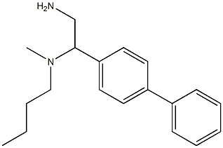 [2-amino-1-(4-phenylphenyl)ethyl](butyl)methylamine 结构式