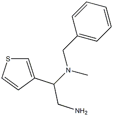 [2-amino-1-(thiophen-3-yl)ethyl](benzyl)methylamine 结构式