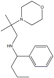[2-methyl-2-(morpholin-4-yl)propyl](1-phenylbutyl)amine 结构式