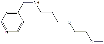 [3-(2-methoxyethoxy)propyl](pyridin-4-ylmethyl)amine 结构式