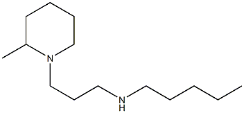 [3-(2-methylpiperidin-1-yl)propyl](pentyl)amine 结构式