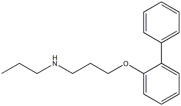 [3-(2-phenylphenoxy)propyl](propyl)amine 结构式