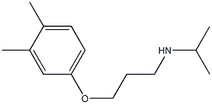 [3-(3,4-dimethylphenoxy)propyl](propan-2-yl)amine 结构式