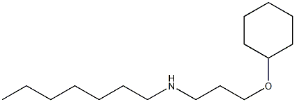 [3-(cyclohexyloxy)propyl](heptyl)amine 结构式