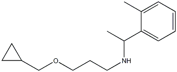 [3-(cyclopropylmethoxy)propyl][1-(2-methylphenyl)ethyl]amine 结构式
