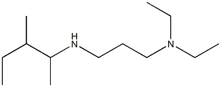 [3-(diethylamino)propyl](3-methylpentan-2-yl)amine 结构式