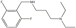 [3-(diethylamino)propyl][(2,6-difluorophenyl)methyl]amine 结构式