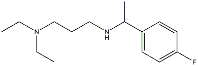 [3-(diethylamino)propyl][1-(4-fluorophenyl)ethyl]amine 结构式