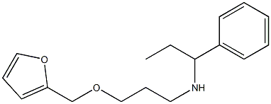 [3-(furan-2-ylmethoxy)propyl](1-phenylpropyl)amine 结构式