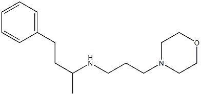 [3-(morpholin-4-yl)propyl](4-phenylbutan-2-yl)amine 结构式