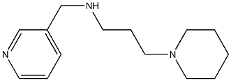 [3-(piperidin-1-yl)propyl](pyridin-3-ylmethyl)amine 结构式