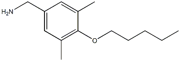 [3,5-dimethyl-4-(pentyloxy)phenyl]methanamine 结构式