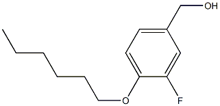 [3-fluoro-4-(hexyloxy)phenyl]methanol 结构式