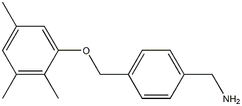 [4-(2,3,5-trimethylphenoxymethyl)phenyl]methanamine 结构式