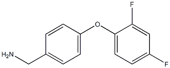 [4-(2,4-difluorophenoxy)phenyl]methanamine 结构式