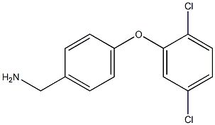 [4-(2,5-dichlorophenoxy)phenyl]methanamine 结构式