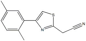 [4-(2,5-dimethylphenyl)-1,3-thiazol-2-yl]acetonitrile 结构式