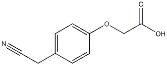 [4-(cyanomethyl)phenoxy]acetic acid 结构式